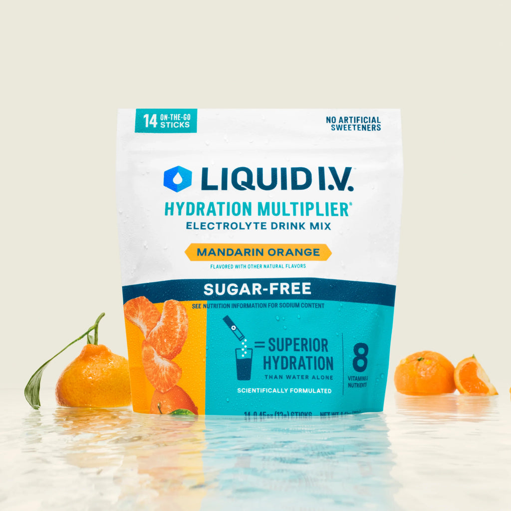 Liquid I.V. Mandarin Orange Hydration Multiplier® Sugar-Free, Hydration Multiplier Sugar-Free