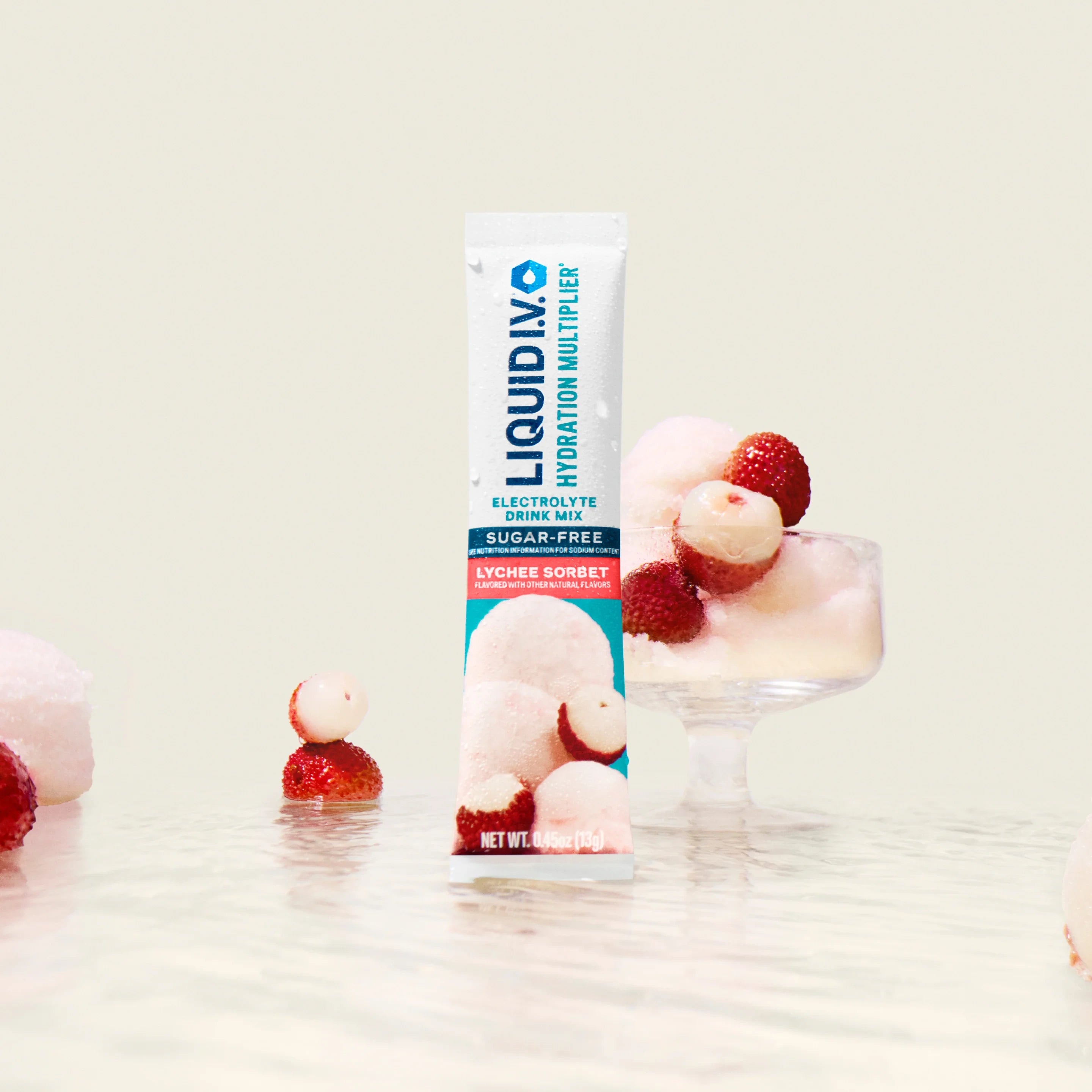 Liquid I.V. Lychee Sorbet Hydration Multiplier® Sugar-Free, Hydration Multiplier Sugar-Free