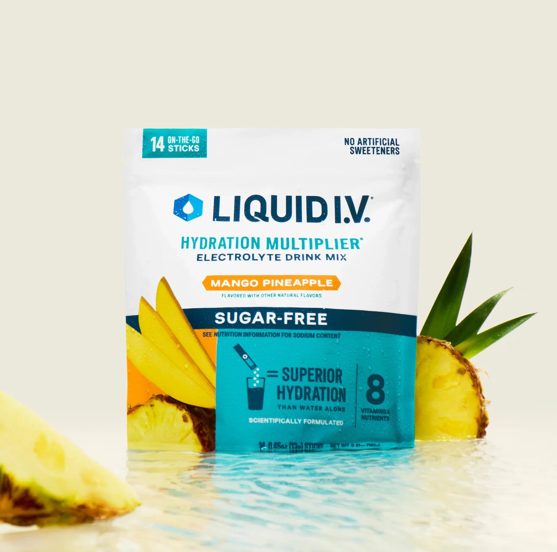Liquid I.V. Mango Pineapple Hydration Multiplier® Sugar-Free, Hydration Multiplier Sugar-Free