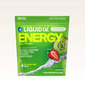 Liquid I.V. Strawberry Kiwi Hydration Sugar-Free Energy Multiplier®, 100 mg Natural Caffeine