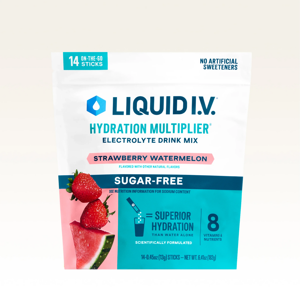 Liquid I.V. Strawberry Watermelon Hydration Multiplier® Sugar-Free, Hydration Multiplier Sugar-Free