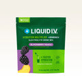 Liquid I.V. Blackberry Peach Hydration Multiplier® +Energy, 100 mg Natural Caffeine, Energy Multiplier
