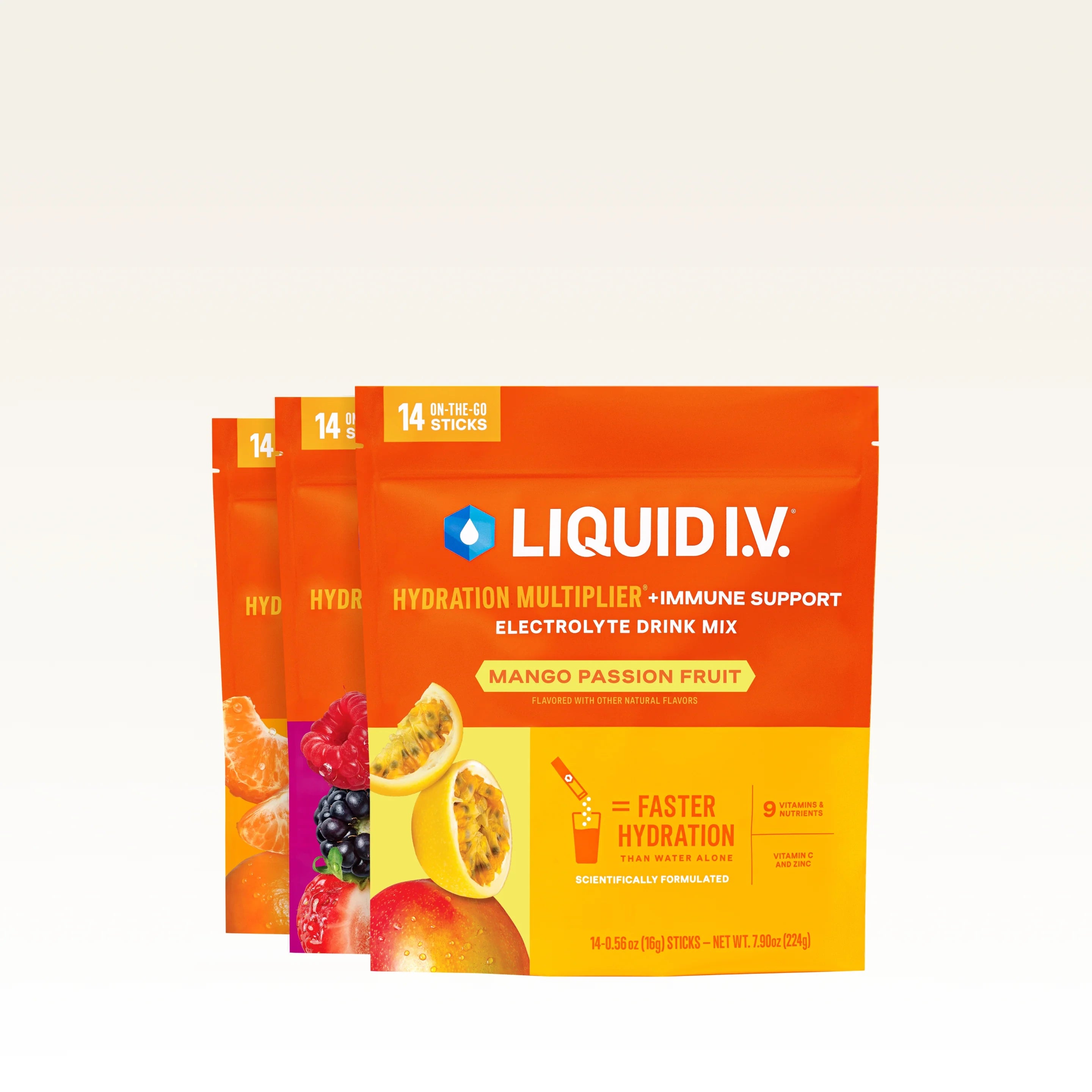 Liquid I.V. Immune Support Bundle, 3 Flavors, Bundles