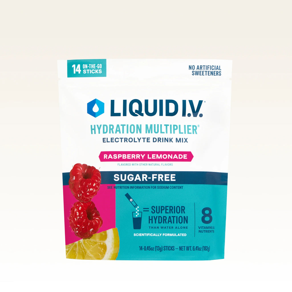 Liquid I.V. Raspberry Lemonade Hydration Multiplier® Sugar-Free, Hydration Multiplier Sugar-Free