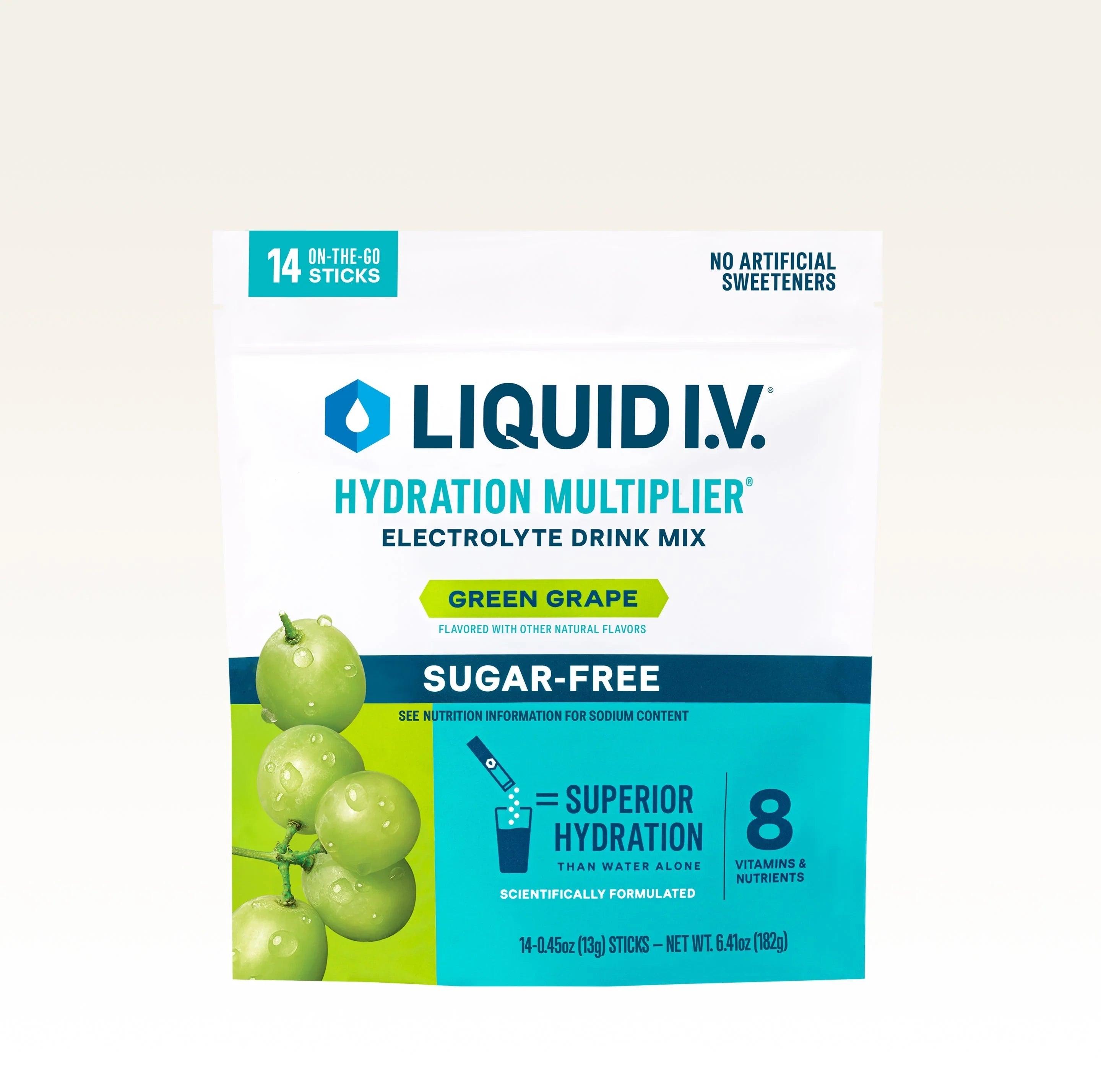 Liquid I.V. Green Grape Hydration Multiplier® Sugar-Free, Hydration Multiplier Sugar-Free