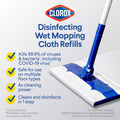 Clorox Disinfecting Wet Mopping Cloths | 12 ct. and 24 ct., Floors