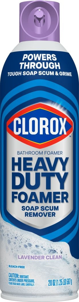 Clorox Heavy Duty Bathroom Foamer Soap Scum Remover | 20 oz.